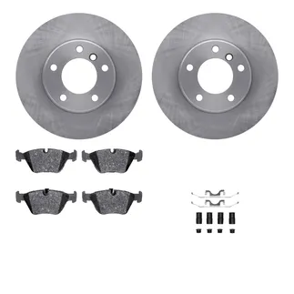 R1 Concepts WFWH1-31067 E- Line Series Brake Rotor W/ Ceramic Brake Pads & Hdw